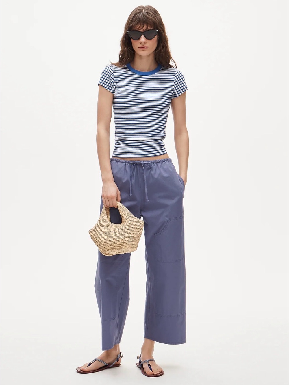 J. Crew Tall Luna pant in cotton poplin